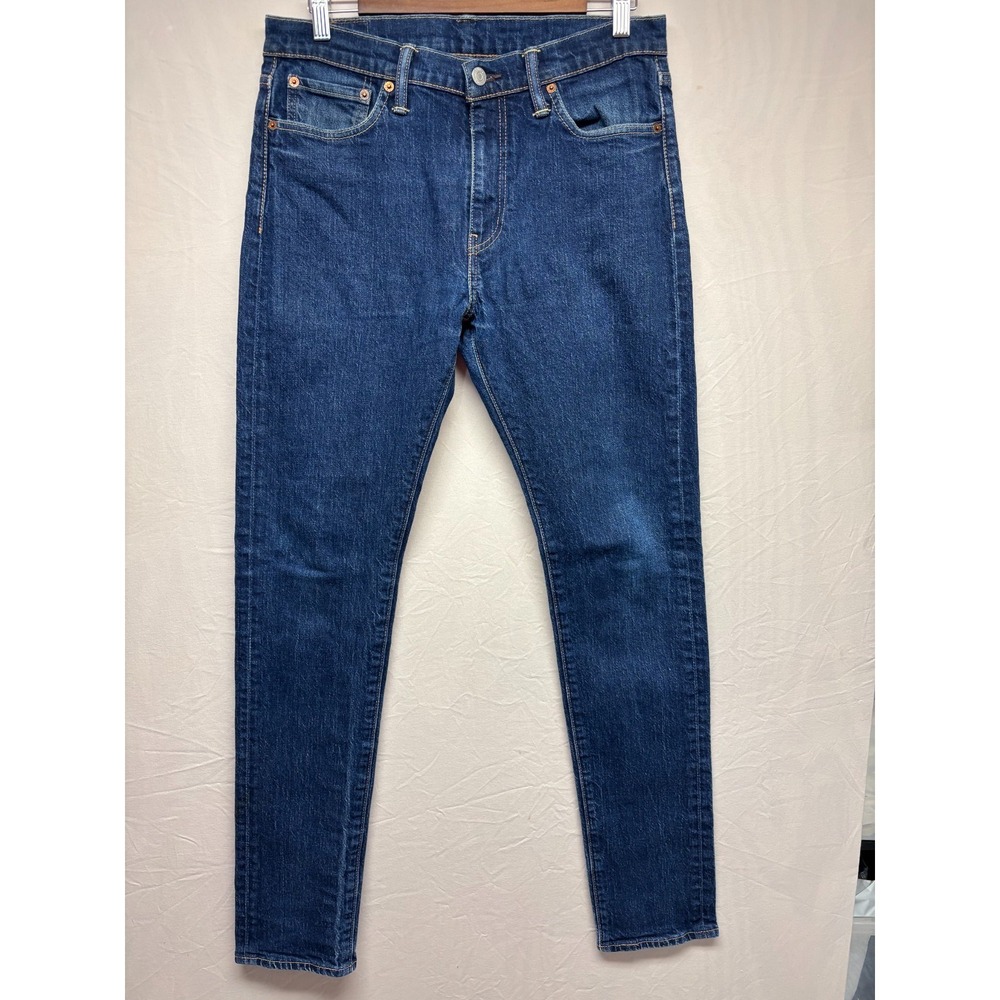 Levi's 510 Skinny Jeans Mens Blue Dark Wash 5-Pocket Everyday Comfort 32x34